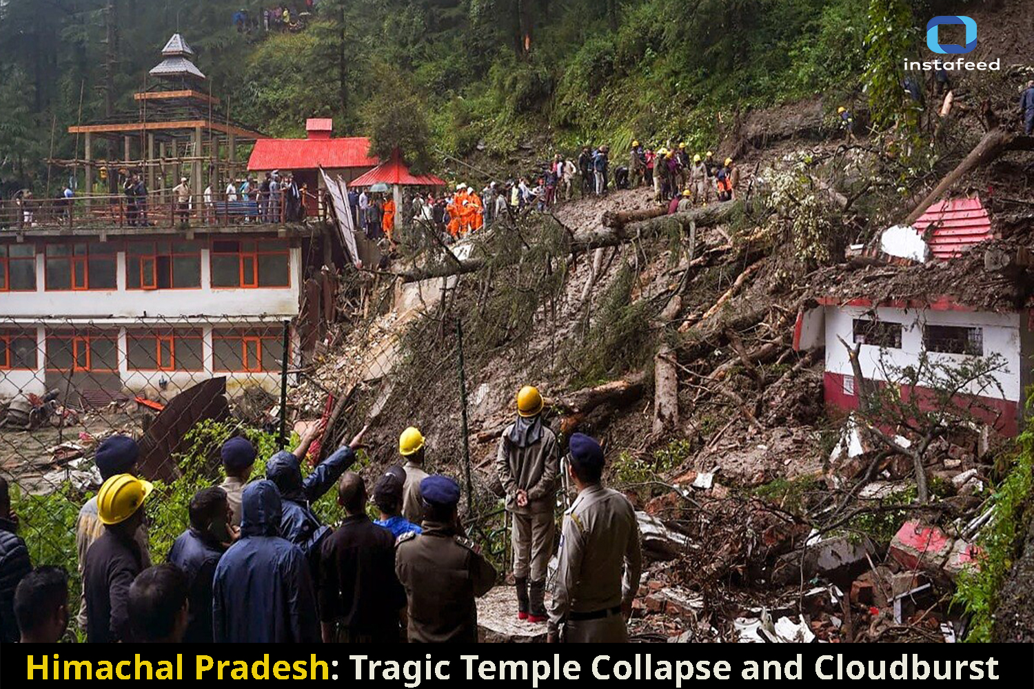 Tragedy Strikes Himachal Pradesh as Shiv Temple Collapses
