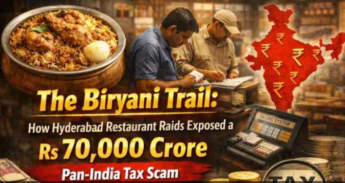From Biryani to Billions! How a Simple Tax Probe on Hyderabad Biryani Chains Exposed India's Massive ₹70,000 Crore Billing Scam!