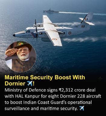 Major Milestone: Indian Govt Set to Buy 8 Made-in-India Dornier Aircraft from HAL—Boost for Self-Reliance & Coastal Surveillance!