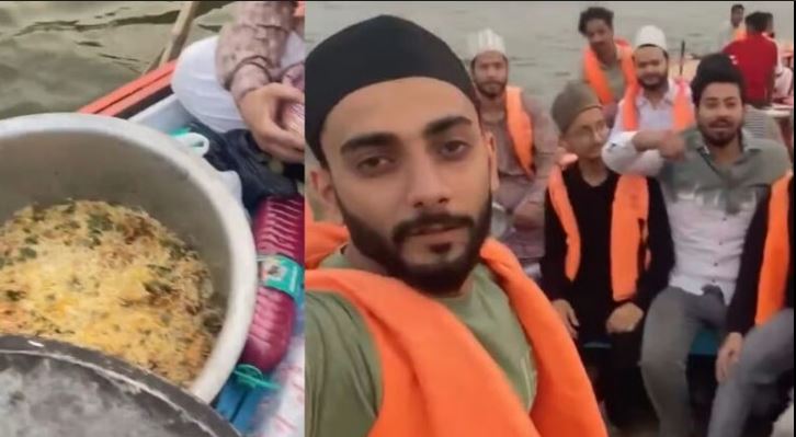 Shocking Varanasi Iftar Boat Party: 14 Men Arrested for Eating Chicken Biryani & Dumping Leftovers in Sacred Ganga—Viral Video Sparks Outrage!