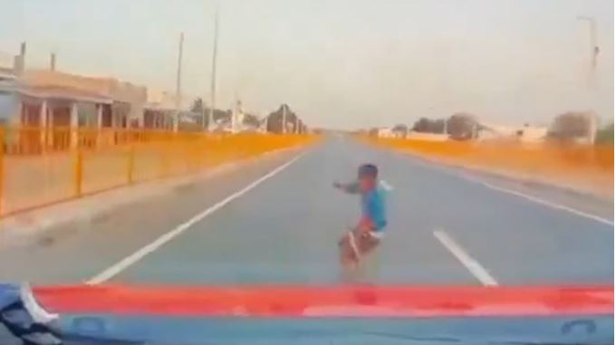 Shocking Dashcam Video: Young Boy Hit & Thrown by Speeding Car on Telangana Highway—Sparks Massive Road Safety Debate!