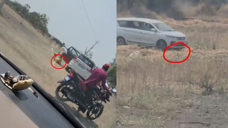 Husband Slits Wife's Throat on Road, Runs Car Over Her Body in Broad Daylight—Shocking Kalaburagi Murder Caught on Camera!