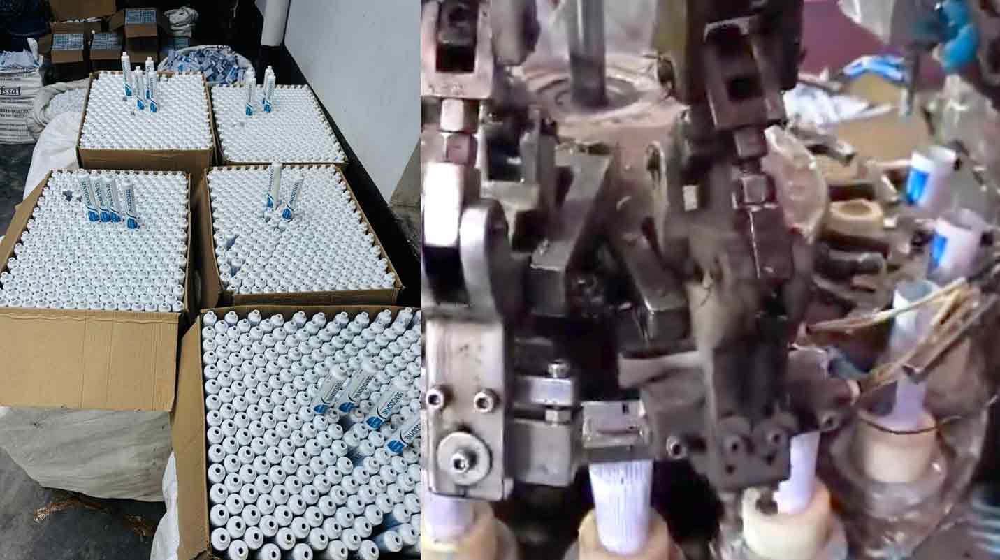 हेल्थ अलर्ट! दिल्ली में नकली सेंसोडाइन टूथपेस्ट फैक्ट्री का भंडाफोड़ – हज़ारों नकली ट्यूब ज़ब्त, मालिक गिरफ्तार