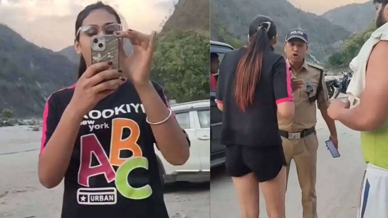 हरियाणा की महिला ने ऋषिकेश में पुलिस से बहस की: 