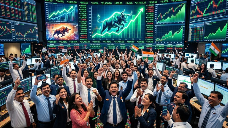 एक मिनट में ₹14.2 लाख करोड़! US-ईरान सीज़फ़ायर के बाद Sensex 2,700 पॉइंट्स उछला—Dalal Street की ज़बरदस्त राहत रैली!