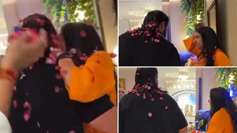 Radhika Merchant's Romantic Kiss Leaves Anant Ambani Blushing on His 31st Birthday – Viral Video Melts Hearts!