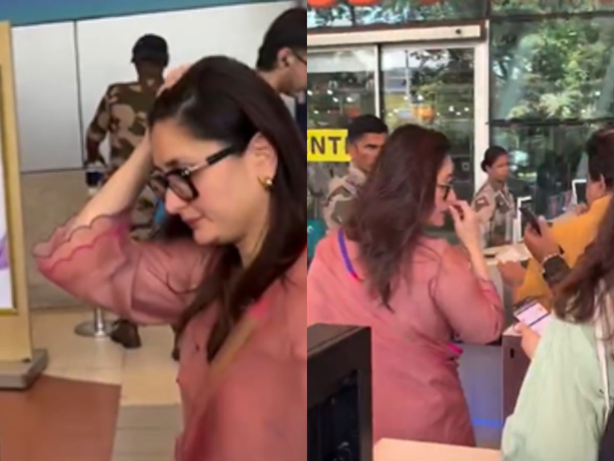 करीना कपूर खान ने मुंबई एयरपोर्ट पर लंबी लाइन छोड़ी – वायरल वीडियो में नेटिज़न्स ने 'VIP सुविधा' की आलोचना की!
