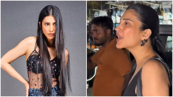 श्रुति हासन ने पैपराज़ी पर गुस्सा निकाला और उन्हें ''मम्मा'' कहने पर उन पर भड़क गईं—''कौन है मम्मा? क्या बक रहे हो तुम?'' वायरल वीडियो!