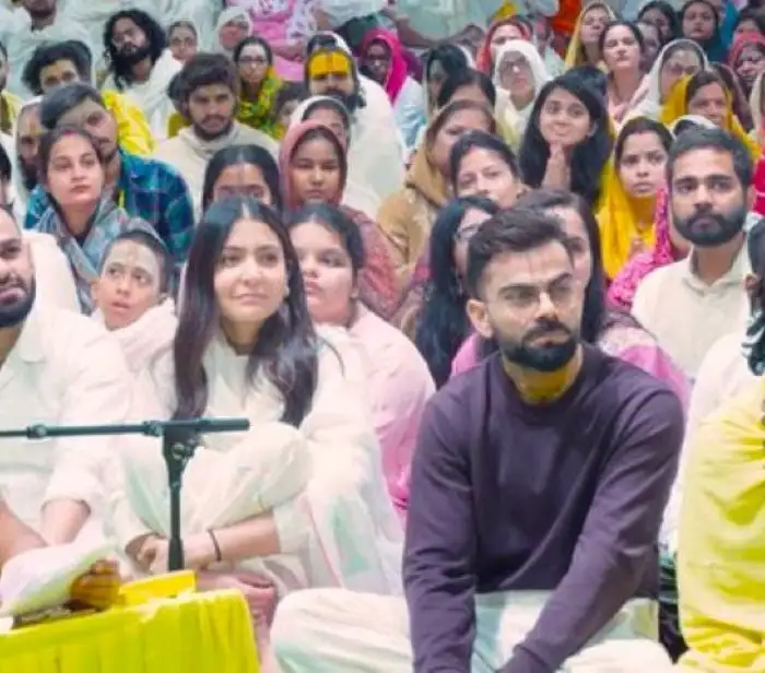 विराट कोहली ने वृंदावन के लिए IPL की तैयारी छोड़ी! अनुष्का के साथ उनकी तीसरी आध्यात्मिक यात्रा आपका दिल पिघला देगी!