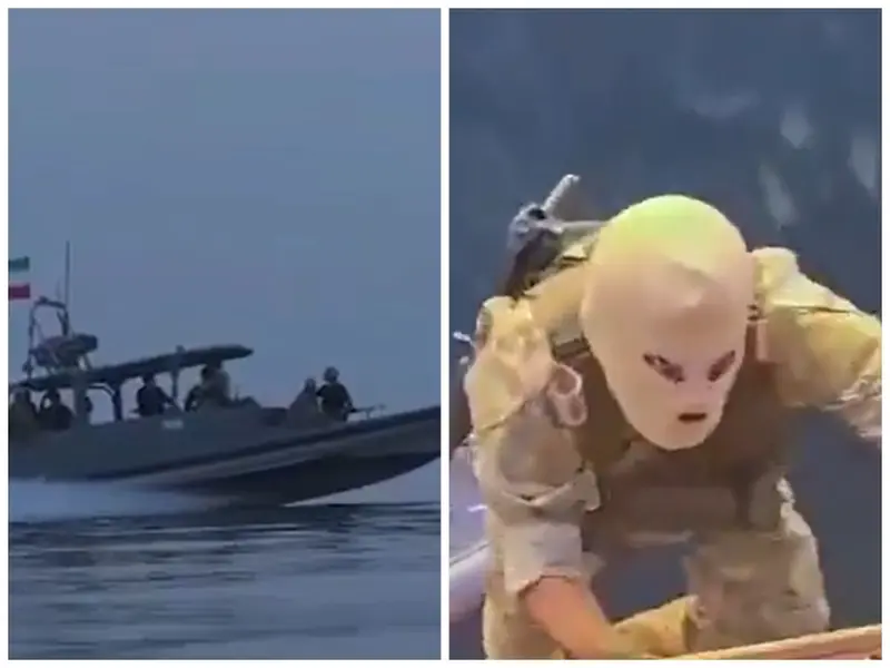 SHOCKING! Iran Releases Hollywood-Style Video of Masked Commandos Seizing India-Bound Ship in Hormuz!