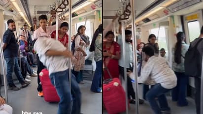 Shocking Viral Video: Man Goes Wild Dancing to 'Teri Deewani' in Crowded Delhi Metro – Internet Divided