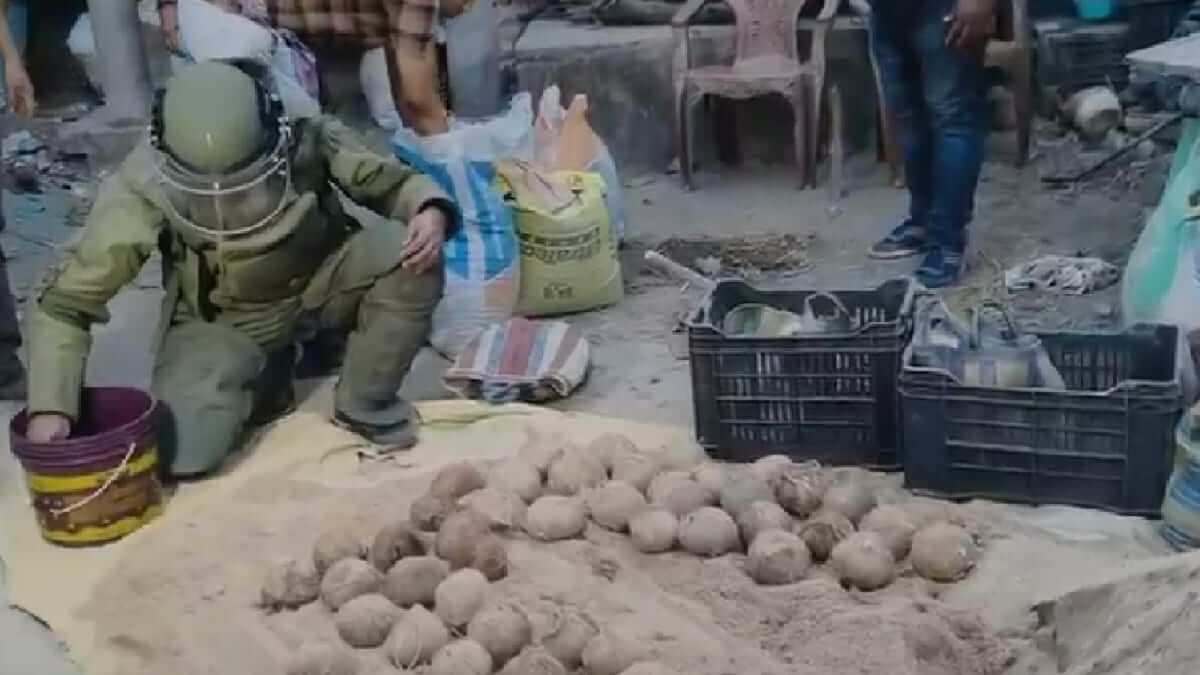 79 Live Crude Bombs Recovered from TMC Worker's House in Poll-Bound Bhangar—BJP Shares Shocking Video; NIA Takes Over Probe!