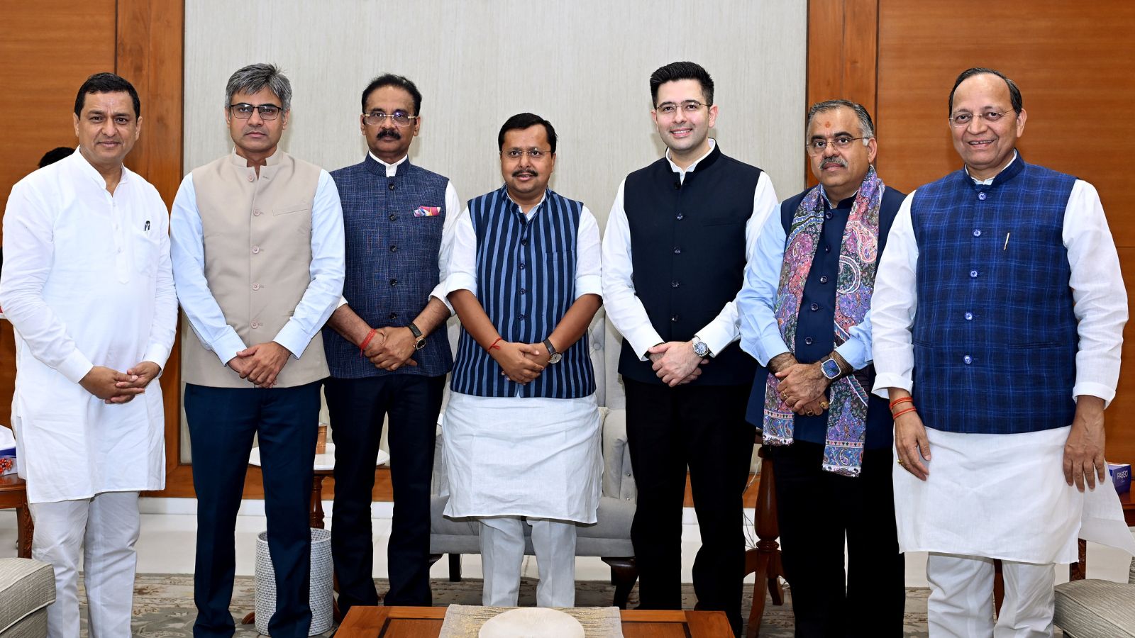BJP Strength Jumps to 113 in Rajya Sabha After Raghav Chadha & 6 AAP MPs Join – AAP Crushed to Just 3 Seats!
