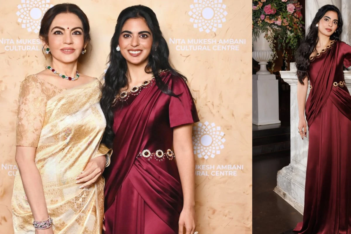 Isha Ambani Stuns in Gorgeous Saree-Style Chanel Gown at Venice Biennale Celebration – Indian Glam Goes Global! 