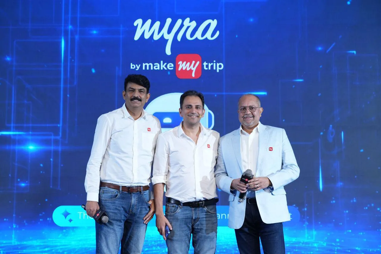 क्रांतिकारी Myra AI आपकी सपनों की यात्रा को एक ही चैट में शुरू से आखिर तक बुक करती है—खोज से लेकर पेमेंट तक, सब कुछ पूरा!