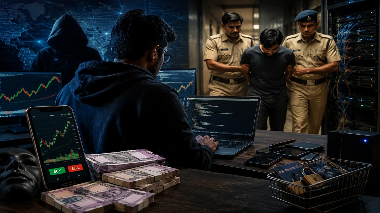 Software Engineer Quits ₹30 Lakh Job to Run ₹100 Crore Trading Scam in Bengaluru—Shocking Arrest!