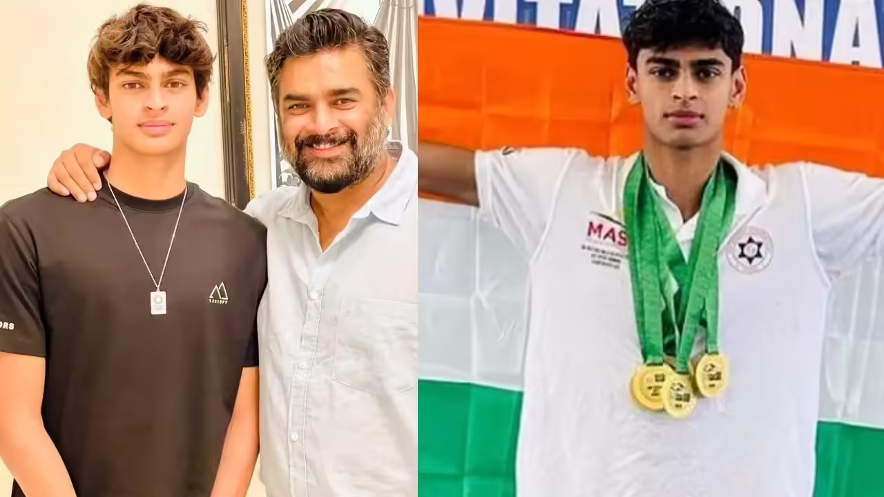 माधवन के बेटे वेदांत रोज़ 8 घंटे तैरते हैं और सख़्त डाइट लेते हैं – ओलंपिक का सपना देख फैंस हैरान!