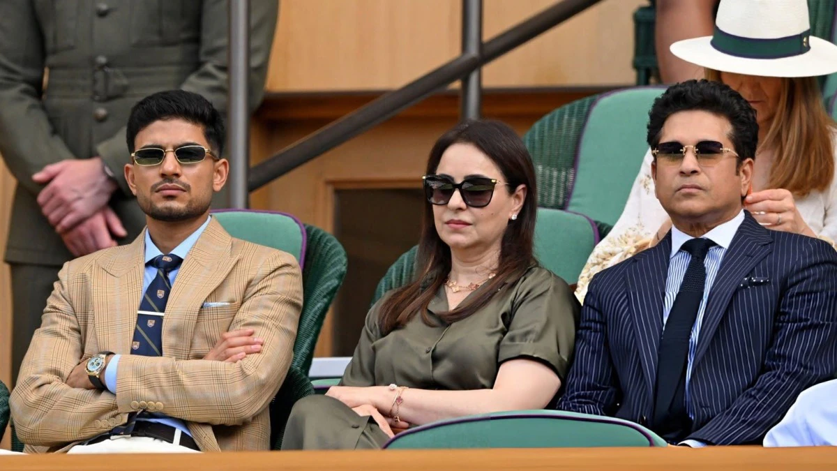 विंबलडन सेमी-फ़ाइनल में शुभमन गिल और सचिन तेंदुलकर की शानदार बॉन्डिंग ने फ़ैन्स को हैरान कर दिया!