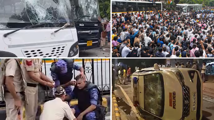 बड़ा झटका! CJP प्रोटेस्ट हिंसक होने से 5 IPS अधिकारियों समेत 50 पुलिसकर्मी घायल