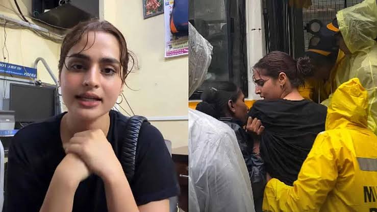 आयशा खान को मुंबई में पुलिस वैन में खींचकर हिरासत में लिया गया – एक्ट्रेस का दावा है कि उन्होंने विरोध प्रदर्शन के बारे में कुछ नहीं कहा!