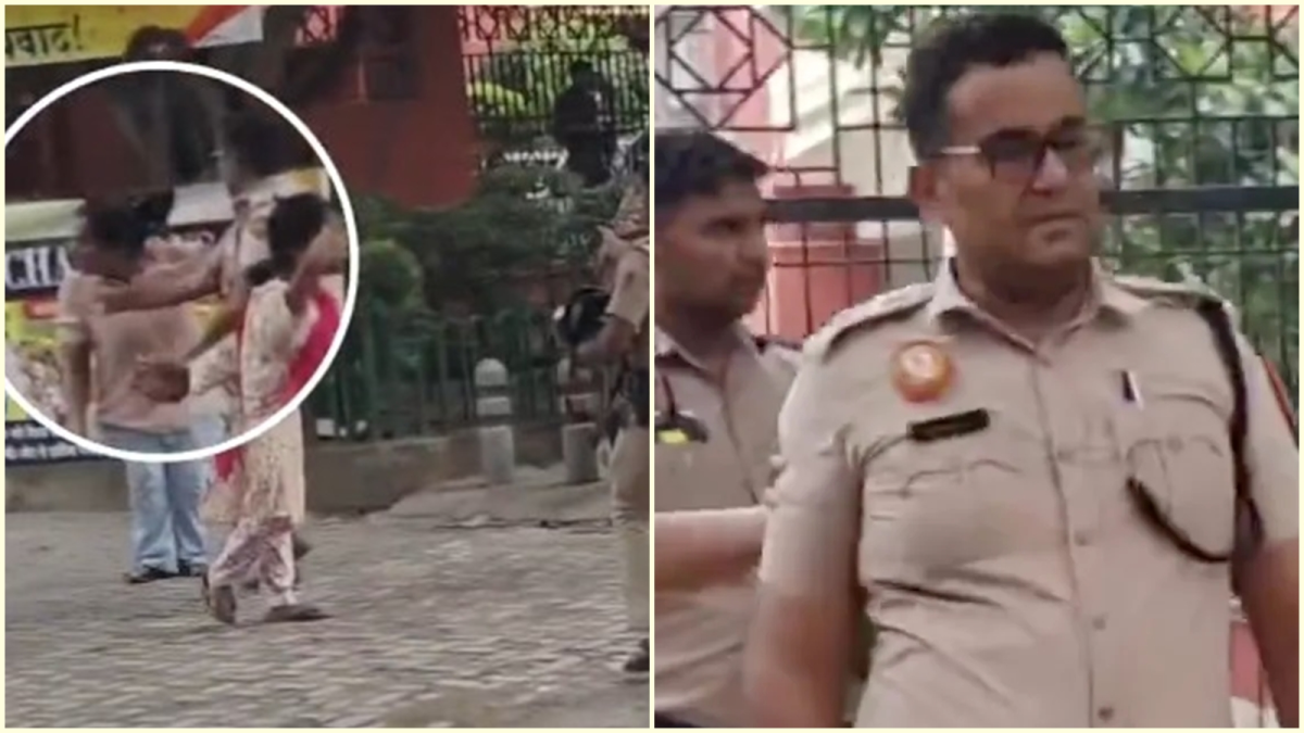 थप्पड़ मारने का वीडियो वायरल होने के बाद जंतर-मंतर से हटाए गए पुलिस अधिकारी – एडिशनल DCP संदीप लांबा का तबादला!