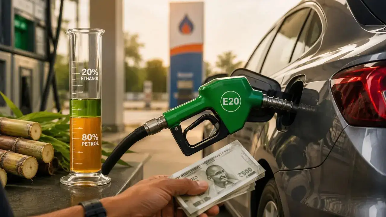 Why E20 Petrol Costs Same as Pure Petrol? Centre's Shocking Explanation Revealed!