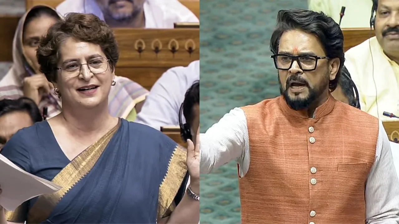 अनुराग ठाकुर का तीखा तंज: ‘गोमूत्र से प्रियंका और राहुल का दिमाग ठीक हो सकता है’!