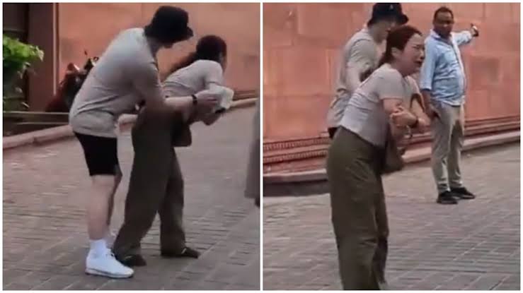 ताजमहल में दक्षिण कोरियाई पर्यटक को बंदर ने काटा; एम्बुलेंस में देरी के कारण ई-रिक्शा से ले जाना पड़ा!