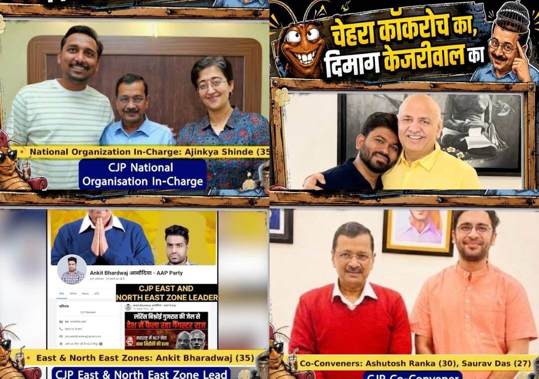 गंगाधर ही शक्तिमान है! BJP का दावा है कि CJP वर्किंग कमेटी के सदस्य AAP से जुड़े हैं