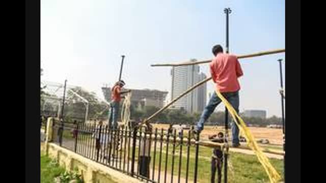 Preparations in full swing at Ramlila Maidan ahead of INDIA bloc November 1 rally