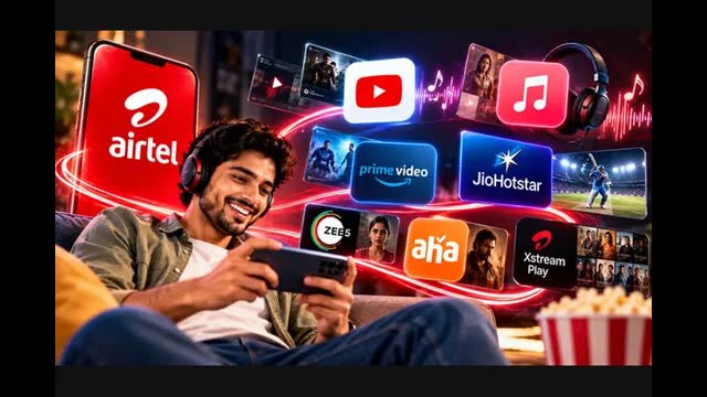 Airtel: 200 रुपये में YouTube Premium और Apple Music, साथ में 28 दिन की वैलिडिटी, 30GB डेटा और 20 OTT एप्स भी