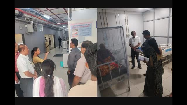 पुणे में डेंगू के बढ़ते मामलों के बीच अस्पताल पहुंचे मनपा आयुक्त, बेड और इलाज की व्यवस्था का लिया जायजा