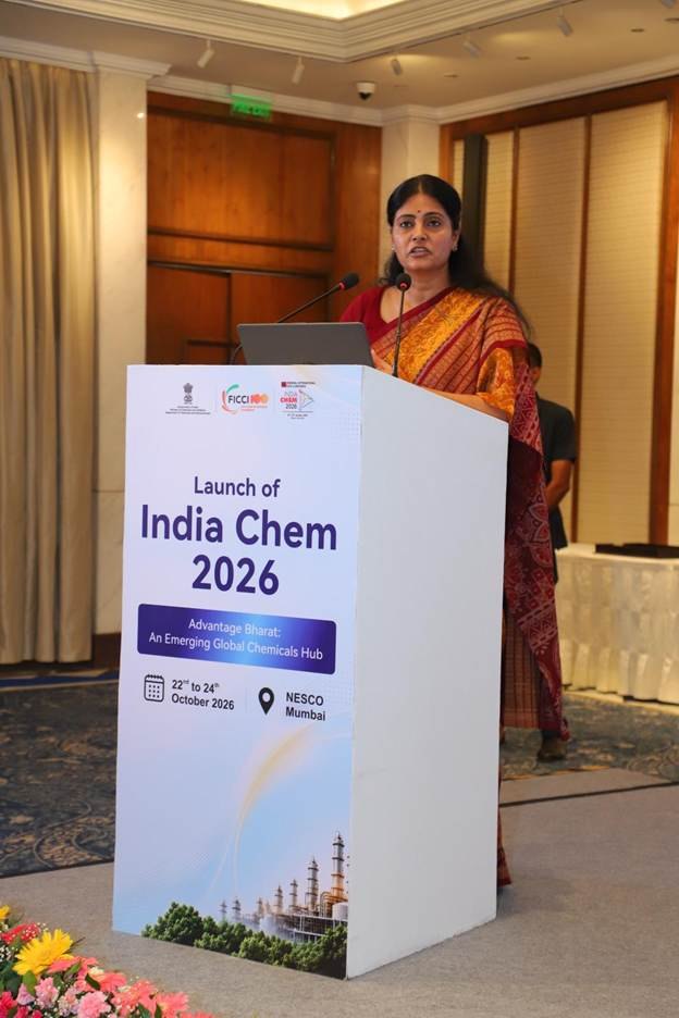 केंद्रीय रसायन एवं उर्वरक राज्य मंत्री अनुप्रिया पटेल ने इंडिया केम 2026 के 14वें संस्करण का शुभारंभ किया