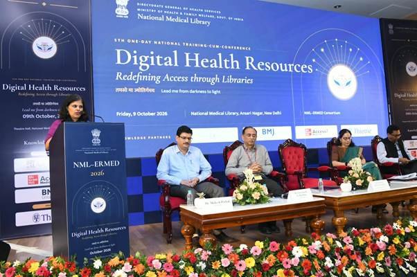 राष्ट्रीय चिकित्सा पुस्तकालय ने "डिजिटल स्वास्थ्य संसाधन: पुस्तकालयों के माध्यम से पहुंच को पुनर्परिभाषित करना" विषय पर 5वें ईआरएमईडी कंसोर्टियम राष्ट्रीय प्रशिक्षण-सह-सम्मेलन का आयोजन किया