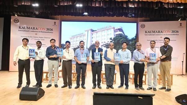 अखिल भारतीय आयुर्वेद संस्थान, नई दिल्ली में 15 अक्टूबर से शुरू होगा KAUMARACON 2026; उपराष्ट्रपति करेंगे अंतरराष्ट्रीय आयुर्वेद बाल चिकित्सा सम्मेलन का उद्घाटन