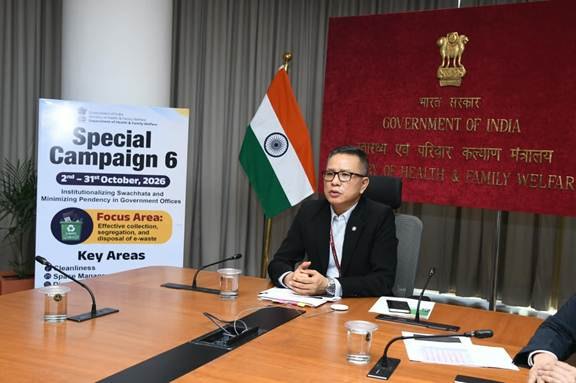 स्वास्थ्य एवं परिवार कल्याण विभाग ने विशेष अभियान 6 के मध्य प्रगति की समीक्षा की; स्वच्छता, लंबित मामलों के निपटान और कुशल अभिलेख प्रबंधन पर विशेष ध्यान दिया गया