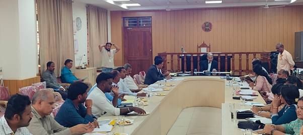 केंद्रीय सामाजिक न्याय अधिकारिता सचिव श्री सुधांश पंत ने कर्नाटक के मैसूरु में केंद्र सरकार की प्रमुख योजनाओं, कार्यक्रमों, पहलों की समीक्षा की