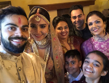 First look! Virat Kohli and Anushka Sharma married!
