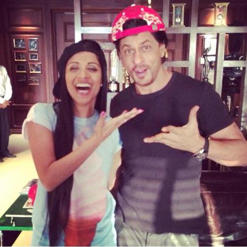 Superwoman Lilly pays tribute to SRK by reenacting his songs.