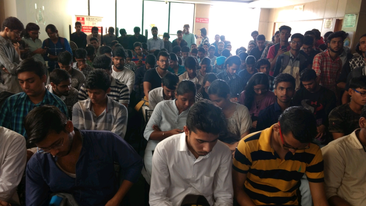 Industrial meet by engineering students at boney polymers