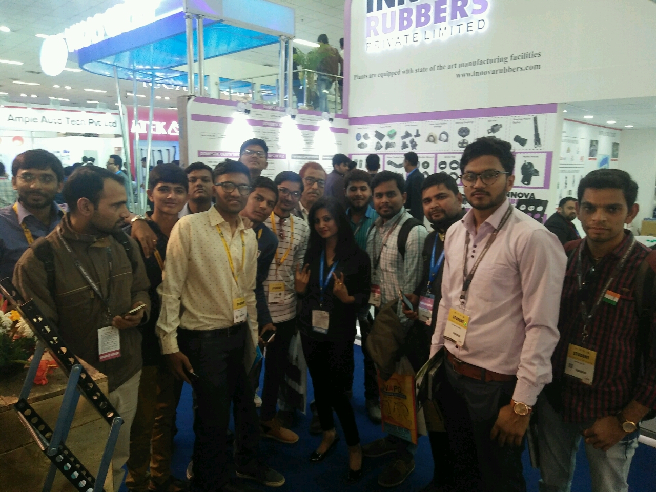 Promotion of Instafeed at Auto Expo 2018 Components New Delhi