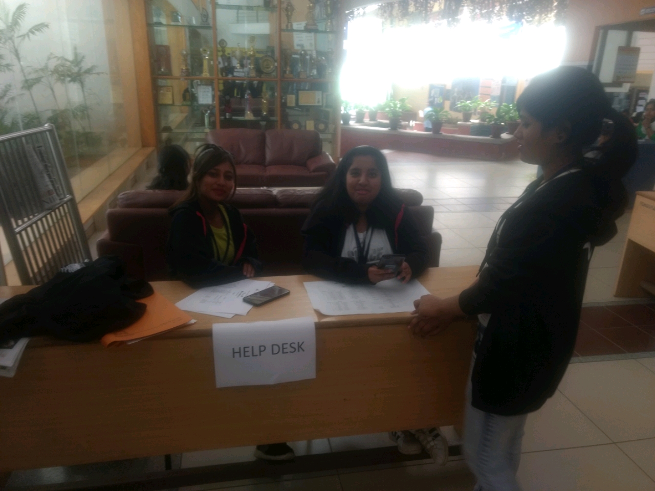 Vrittanta 2018 help desk ... Helping students #adarshstudents