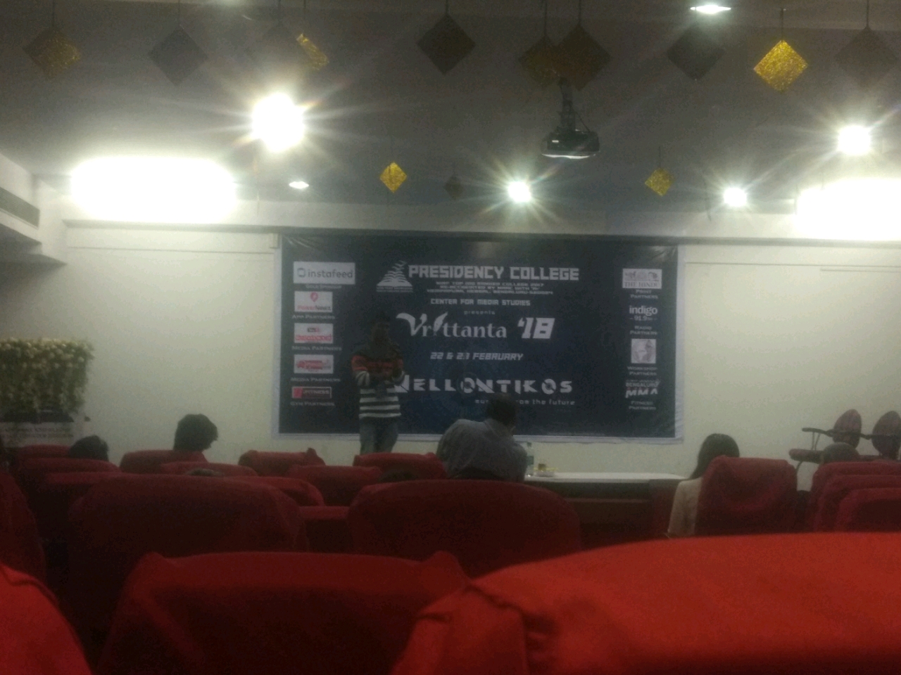 Event in progress even during this time.