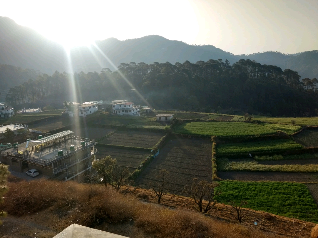 Sun rise at Khupartal.