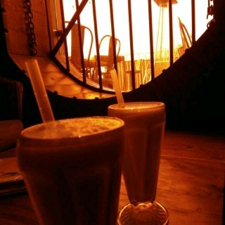 enjoying with friends