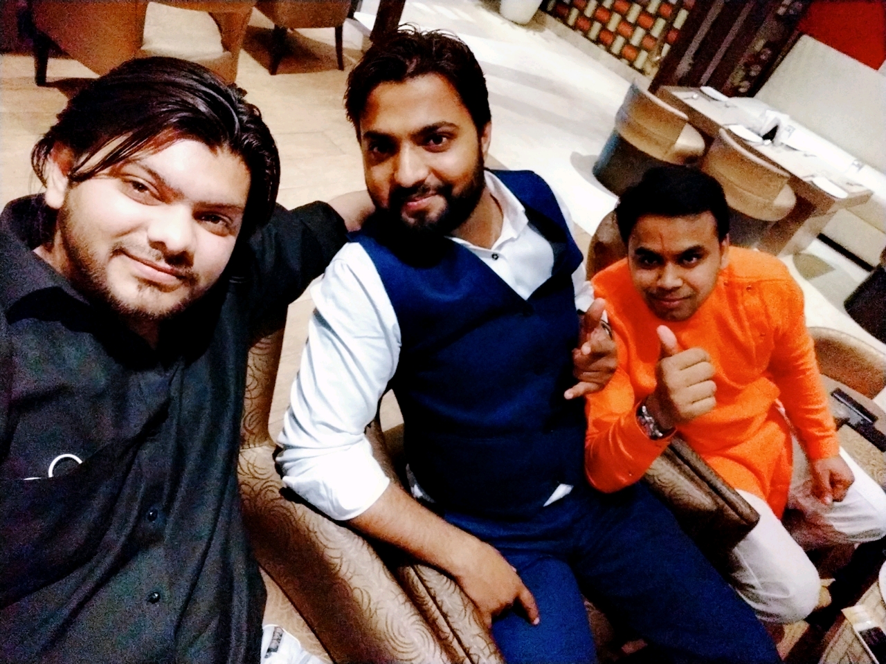 enjoying ring ceremony our bhai jaan