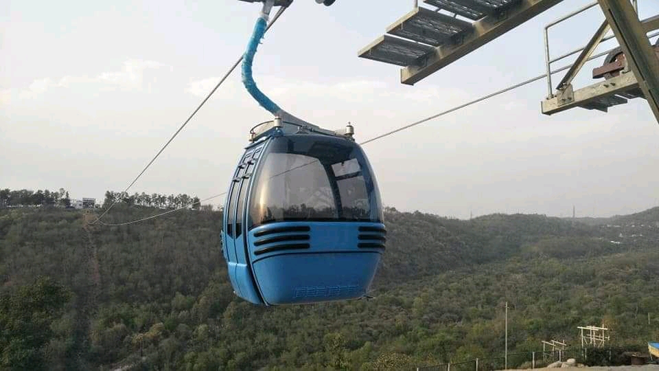 Trial run of Jammu Cable Car Ropeway successful. Bhawan to bhairo ghatiCO