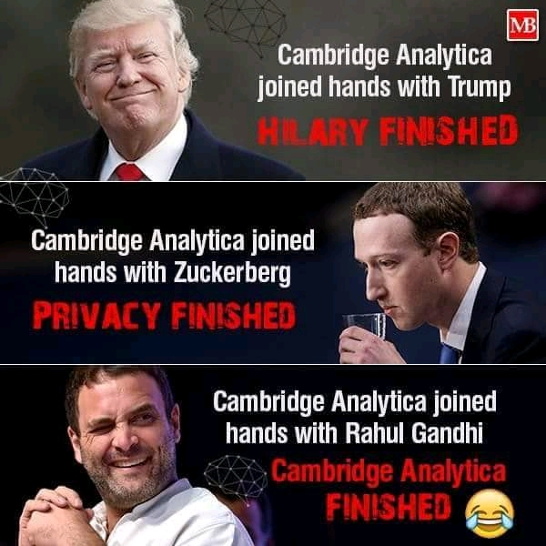 Cambridge Analytica Finished.