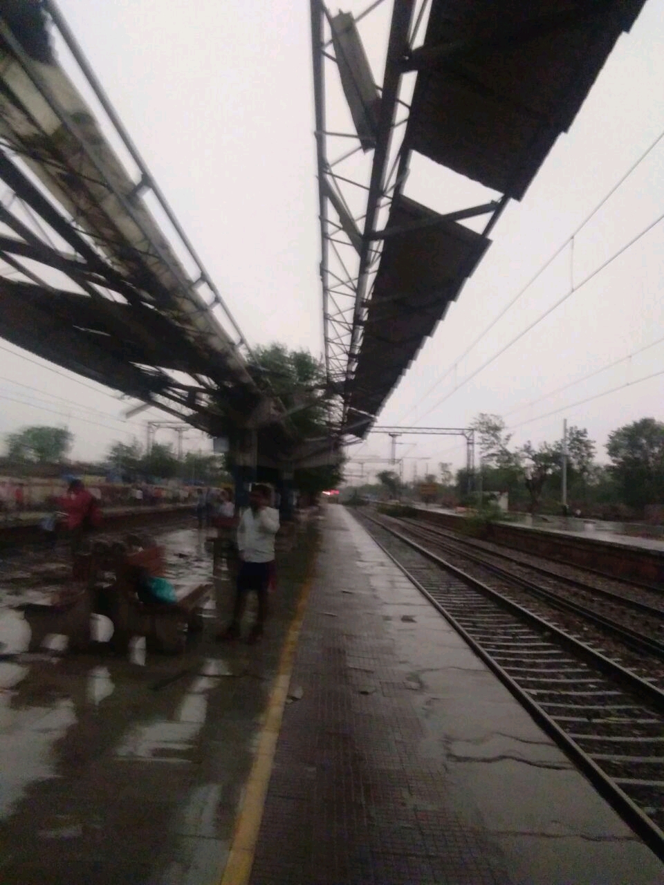 Bata Station Faridabad today, after heavy rainfall