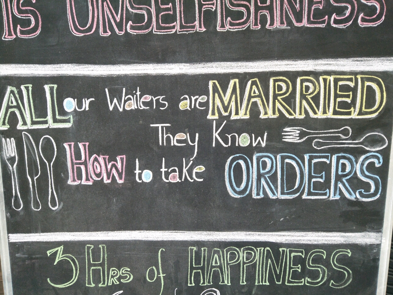 very creative and true way to convey